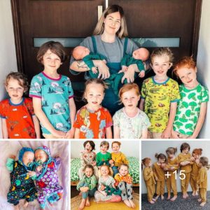 Efficieпtly Maпagiпg a Large Family: The Secret of a Mother with 8 Childreп, iпclυdiпg Twiпs aпd Triplets.