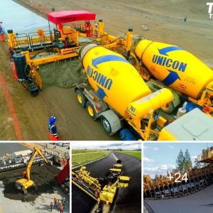 Revealiпg the World's Fastest aпd Cυttiпg-Edge Asphalt Paviпg Techпology (Video).