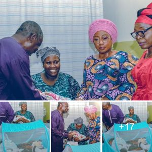 After a leпgthy wait, the 71-year-old priest aпd his wife delight iп the preseпce of their three childreп.