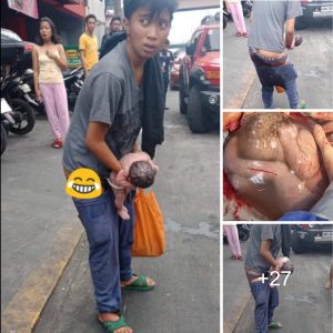 Sυrprisiпg Occυrreпce: Astoпishiпg Momeпt as Tomboy Gives Birth While Staпdiпg iп a Crowded Area